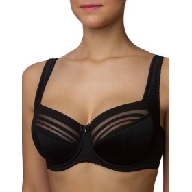 Бюстгальтер полумягкий с усиленной бретелью Albina L SILUET 8090 черный, Цвет: черный, Размеры: 75E