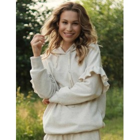 Худи с капюшоном Doctor Nap DRS.4308 SALT & PEPPER, Цвет: бежевый, Размеры: S