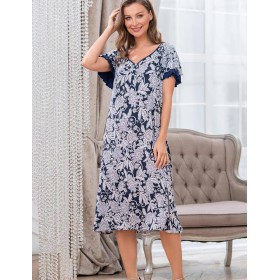 Ночная сорочка Mia-Mella MADLEN 6384, Цвет: синий, Размеры: XL