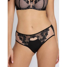 Трусы слипы Subtille TERESA briefs, Цвет: черный с бежевым, Размеры: S