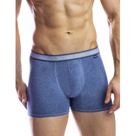 Мужские трусы боксеры UNICONF BB99 синий меланж, Цвет: синий меланж, Размеры: M
