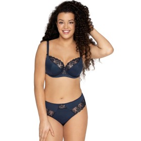 Трусы бразилиана Ava FREESIA 1921 braz темно-синий, Цвет: темно-синий, Размеры: S