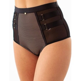 Трусы макси Coquette Revue MESH 62101, Цвет: черный, Размеры: M