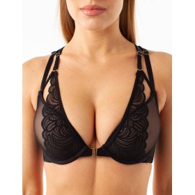 Бюстгальтер пуш-ап с кружевной спинкой Coquette Revue ZODIAC 82120Ч, Цвет: черный, Размеры: 70B