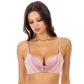 Бюстгальтер балконет пуш-ап без косточек UNICONF SM30 пудровый, Цвет: пудровый, Размеры: 70C