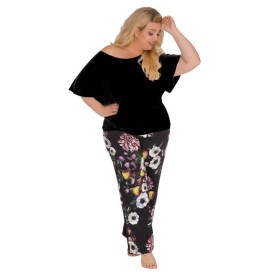 Комплект туника и брюки Akcent 589 черный, Цвет: черный, Размеры: XL