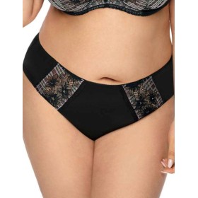 Трусы слипы миди MAT LISSY F-3308-51, Цвет: черный, Размеры: M