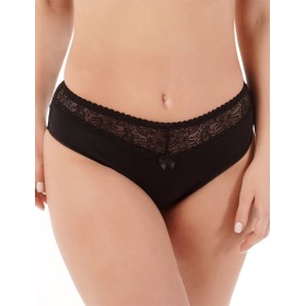 Трусы слипы Simona M 035 шоколад-сетка, Цвет: шоколад-сетка, Размеры: L