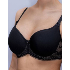 Бюстгальтер спейсер Albina L AFINA 1750 черный, Цвет: черный, Размеры: 85D