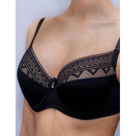 Бюстгальтер с поролоном Albina L AFINA 8085 черный, Цвет: черный, Размеры: 80C