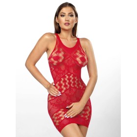 Эротическое платье сетка Anais FREYA RED, Цвет: красный, Размеры: L/XL