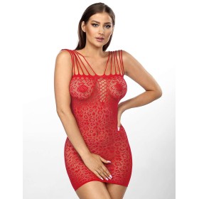 Эротическое платье сетка Anais RUBI RED, Цвет: красный, Размеры: L/XL