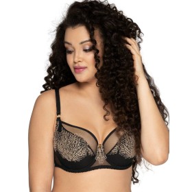 Бюстгальтер полумягкий Ava COPPER TREE 1944 PU черный, Цвет: черный, Размеры: 100E