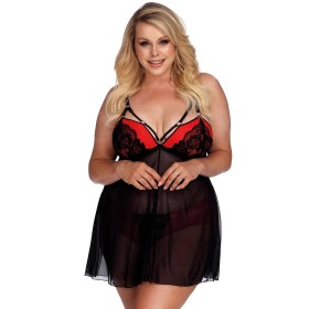 Сексуальная черная сорочка Gorgeous ARCADIA, Цвет: черный, Размеры: 5XL/6XL