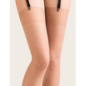 Чулки под пояс Gabriella 226 CHER 15 den бежевый, Цвет: бежевый, Размеры: 1/2