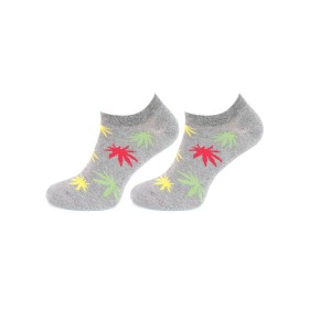 Укороченные мужские носки Marilyn FOOTIES GANJA, Цвет: серый, Размеры: 41/45