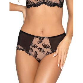 Трусы слипы Novika SOPHIE NOIR N figi, Цвет: черный+бежевый, Размеры: M