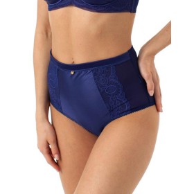 Высокие трусы Coquette Revue OPIUM 62100-02, Цвет: синий, Размеры: S