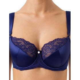 Бюстгальтер полумягкий Coquette Revue OPIUM 85100-02, Цвет: синий, Размеры: 75D
