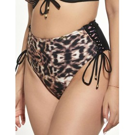 Плавки женские с регулировкой бока Kris Line NAMIBIA High Waist, Цвет: мульти, Размеры: 3XL