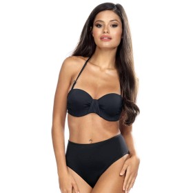 Купальник бандо с высокими плавками Lorin L2442/2, Цвет: черный, Размеры: 70B