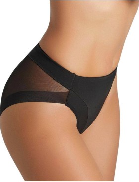 Трусы корректирующие с сеткой Ysabel Mora 19610 SHAPING черный, Цвет: черный, Размеры: L