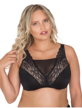 Бюстгальтер-топ мягкий Akcent A-49 M, Цвет: черный, Размеры: 75H, изображение 2