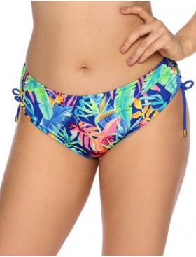 Плавки женские с регулировкой по бокам Ava SF143/2 etnic blue, Цвет: флора синий, Размеры: M