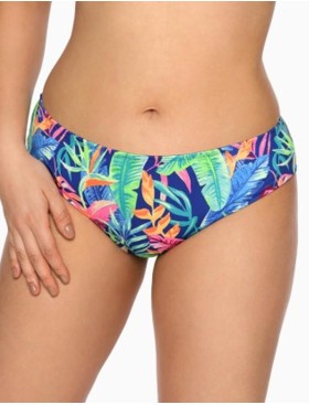 Купальные трусы бразилиана Ava SF144/5 etnic blue, Цвет: флора синий, Размеры: XL