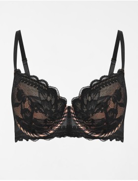 Полумягкий бюстгальтер Esotiq 39505 SAFARI черно-бежевый, Цвет: черно-бежевый, Размеры: 75D, изображение 4