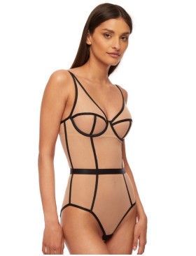 Боди Kinga MIST SKIN 844-B, Цвет: миндаль, Размеры: 65E, изображение 3