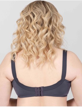 Бюстгальтер мягкий без каркасов Misstyle 4120 / 4121 антрацит, Цвет: антрацит, Размеры: 90J, изображение 4