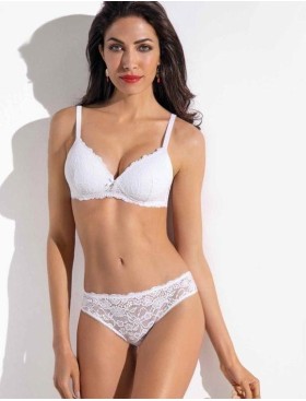 Кружевные трусики слипы Sielei ALLURE 2675 bianco, Цвет: bianco (белый), Размеры: S, изображение 4