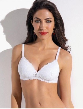 Бюстгальтер пуш-ап без косточек Sielei ALLURE 2676 bianco, Цвет: bianco (белый), Размеры: 70B, изображение 3