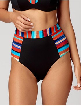 Трусы пляжные высокие UNICONF CBC127 V1 RADIANT COLOURS, Цвет: черный, Размеры: S