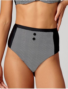 Трусы пляжные высокие UNICONF CBC35 V1 EXTRAVAGANT SIMPLICITY, Цвет: черный, Размеры: M