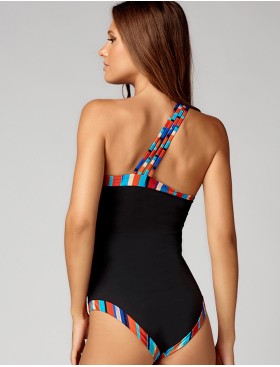 Закрытый купальник UNICONF CBI134 V1 RADIANT COLOURS, Цвет: черный, Размеры: 70B, изображение 2