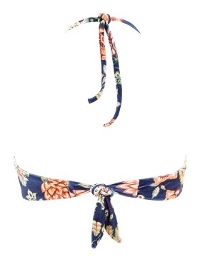 Бюстгальтер пляжный цветы UNICONF CBS48 IM18 VINTAGE ESCAPE, Цвет: темно-синий, Размеры: 70B, изображение 4