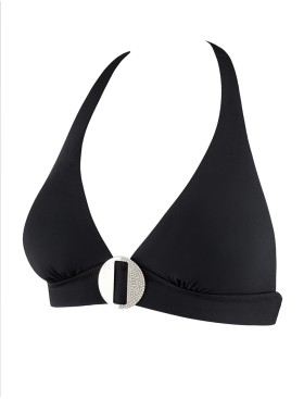 Черный бюст халтер UNICONF CBS62 FASHION BIJOUX, Цвет: черный, Размеры: S, изображение 3