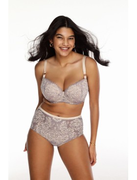 Высокие трусы слипы Alles VULCANO classic, Цвет: сиреневый, Размеры: M, изображение 3