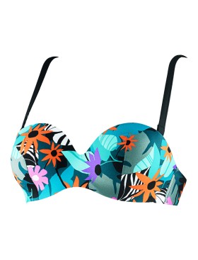 Верх купальника балконет с пуш-ап UNICONF CBS213 V1 GARDEN FANTASIES, Цвет: мульти, Размеры: 70B, изображение 3