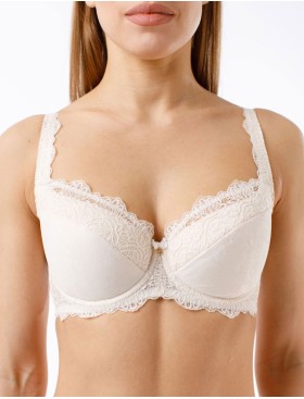 Бюстгальтер балконет Coquette Revue PROSECCO 89084, Цвет: молоко, Размеры: 95F