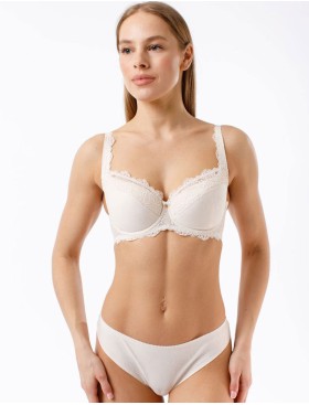 Бюстгальтер балконет Coquette Revue PROSECCO 89084, Цвет: молоко, Размеры: 95F, изображение 2