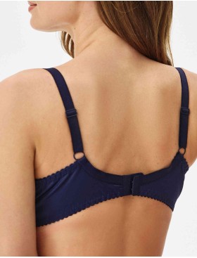 Кружевной бюстгальтер с поролоном Elli 3030 темно-синий, Цвет: темно-синий, Размеры: 75H, изображение 2