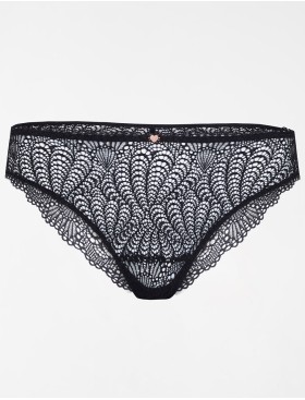 Кружевные трусы бразилиана Esotiq 39554 SONRISA черный, Цвет: черный, Размеры: S, изображение 4