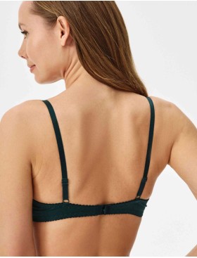 Кружевной мягкий бюстгальтер балконет Lina A 3069 сосна, Цвет: сосна, Размеры: 70D, изображение 2