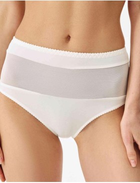 Трусы слипы миди Lina A 4917 молоко, Цвет: молоко, Размеры: 3XL