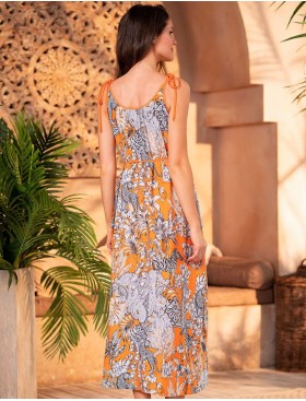 Летний сарафан Mia-Amore MADAGASCAR 1790, Цвет: оранжевый, Размеры: S, изображение 3