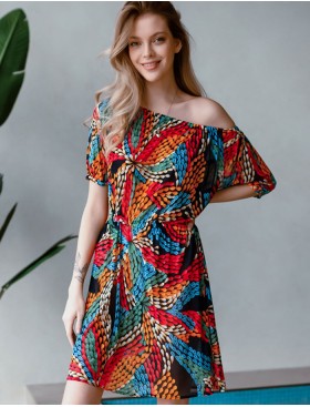 Пляжная туника Mia-Mia BARBARA 19260, Цвет: мультиколор, Размеры: L