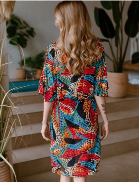 Летнее платье Mia-Mia BARBARA 19261, Цвет: мультиколор, Размеры: L, изображение 2